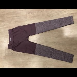 Size Medium Gymshark Two-Tone Seamless Leggings